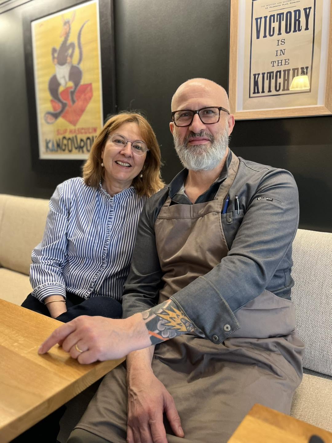 L’équipe du restaurant La Livrée