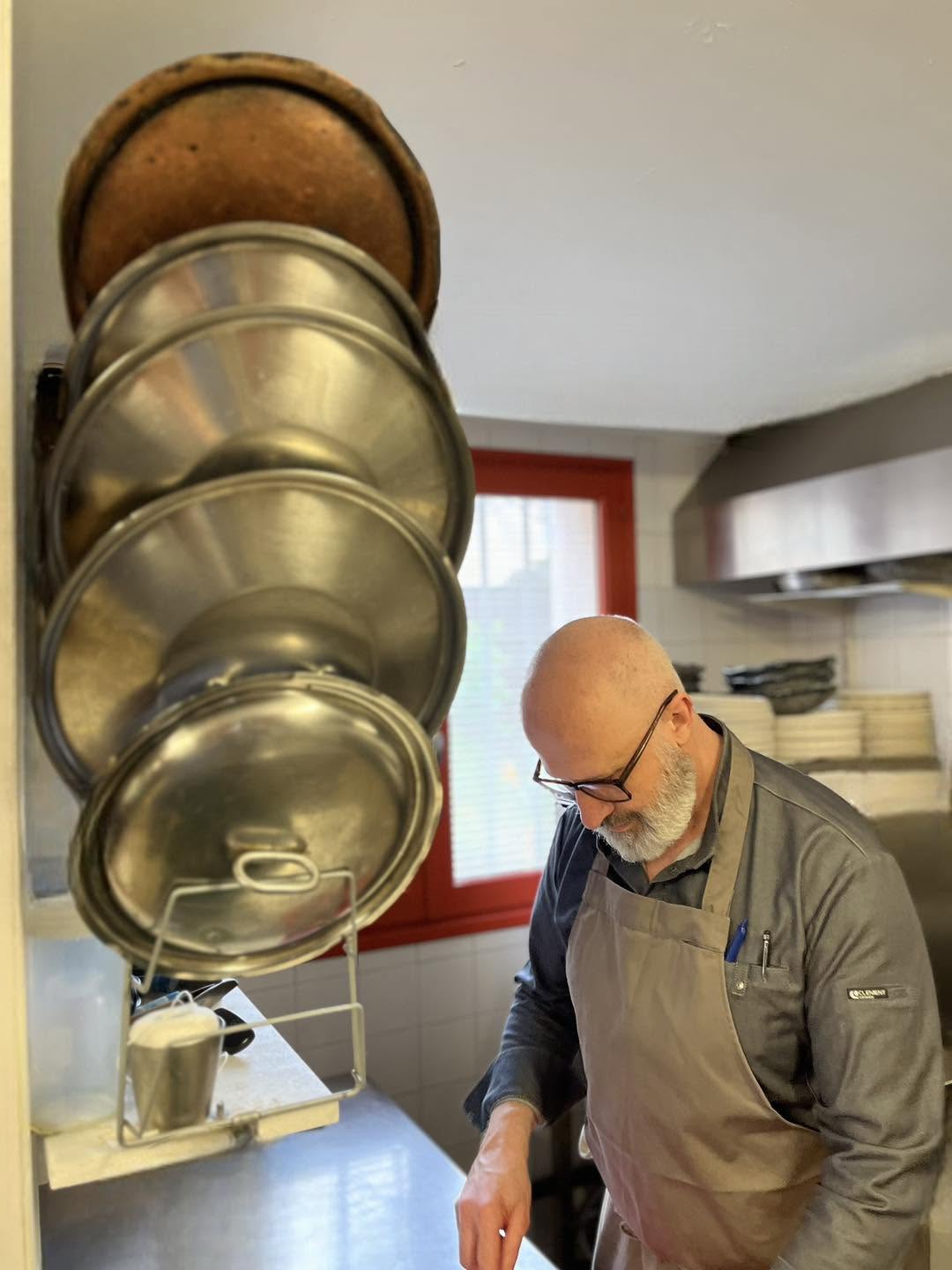 Le chef au travail